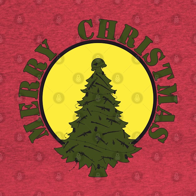 Military Christmas tree wishes everyone a Merry Christmas! by FAawRay